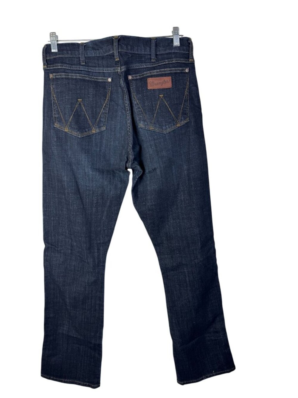 Wrangler Retro Mens Slim Bootcut Jeans Dark Wash size 34x36 Western Cowboy Rodeo